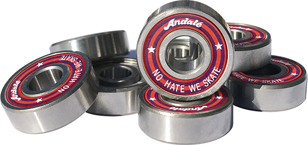 ANDALE NO HATE WE SKATE BEARINGS SINGLE SET - TheNineClub