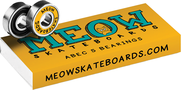MEOW ABEC-5 BEARINGS SET - TheNineClub