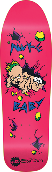 BLIND WAY NUKE BABY DECK-9.7X31.7 PINK sp - TheNineClub