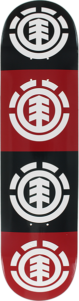 EL QUADRANT DECK-7.75 RED/BLK/WHT - TheNineClub