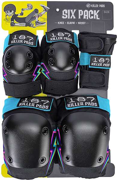 187 6-PACK PAD SET JR-ELECTRIC BOLT