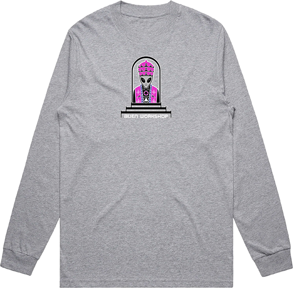 AW PRIEST LS L-HEATHER GREY - TheNineClub