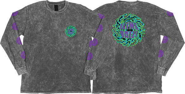 SLIME BALLS LOGO LS S-MINERAL GREY - TheNineClub