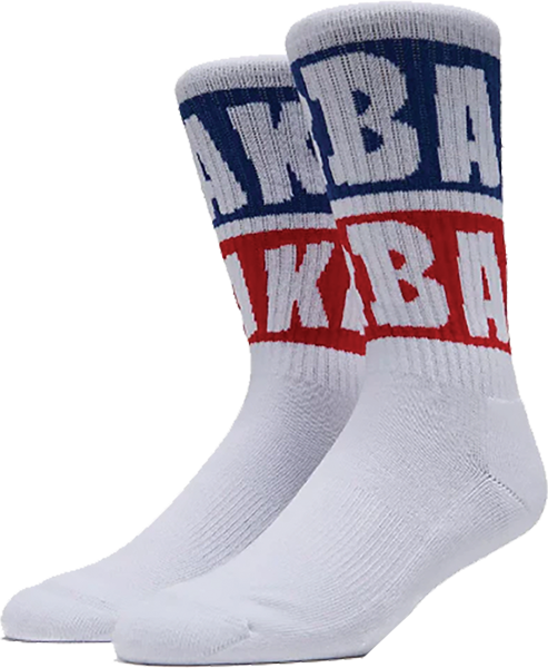 BAKER BLUE BLOCK CREW SOCKS
