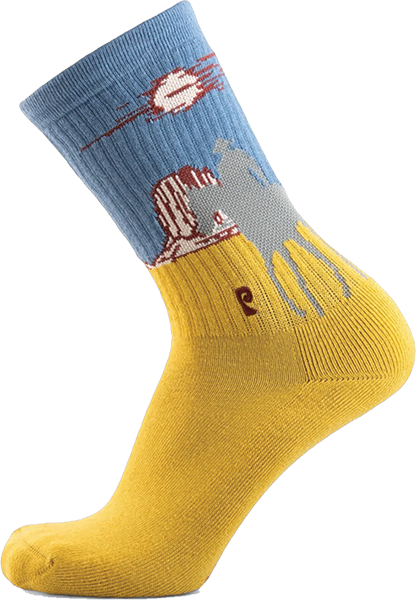 PSOCKADELIC SANTA FE CREW SOCKS