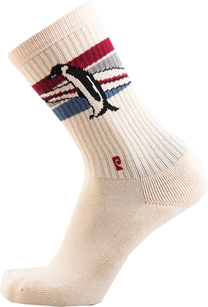 PSOCKADELIC SURF BIRD CREW SOCKS