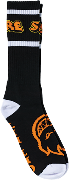SF HELLFIRE SCRIPT CREW SOCK /