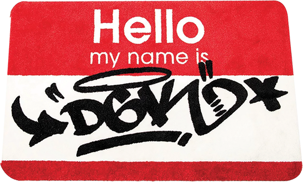 DGK HELLO MY NAME IS RUG 22X36