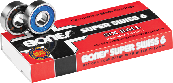 BONES SUPER SWISS 6 BALL (SINGLE SET) BEARINGS