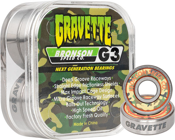 BRONSON G3 DAVID GRAVETTE BEARINGS SINGLE SET