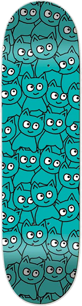 MEOW STICKER PILE DECK