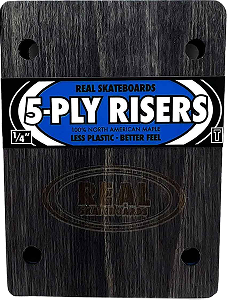 REAL WOODEN RISERS SET 5ply 1/4 THUNDER