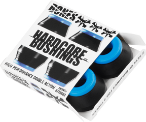 BONES HARDCORE 4PC SOFT BLACK/BLUE BUSHINGS - TheNineClub