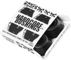 BONES HARDCORE 4PC HARD BLACK/BLACK BUSHINGS - TheNineClub