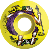 BONES 100s OG V4 NEONDERTHAL 52mm 100A YELLOW - TheNineClub