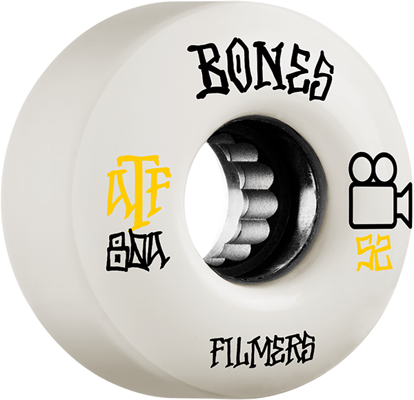 BONES ATF FILMERS 52mm 80a WHITE - TheNineClub