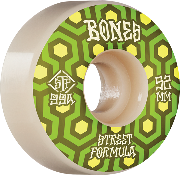 BONES STF V1 RETROS 52mm 99A WHT - TheNineClub