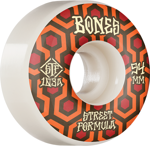 BONES STF V1 RETROS 54mm 103A WHT - TheNineClub