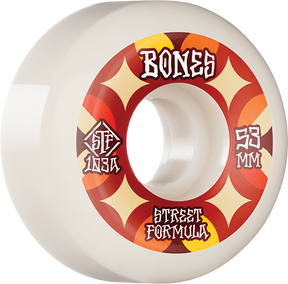 BONES STF V5 RETROS 53mm 103A White - TheNineClub