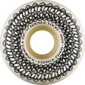 BONES XF X97 V7 DOUBLE-LOCK 56mm 97A WHT/SIL - TheNineClub