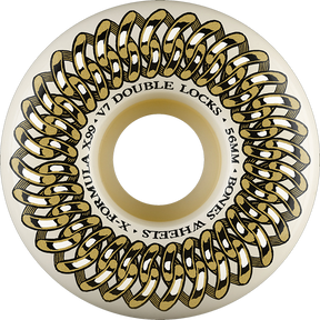 BONES XF X99 V7 DOUBLE-LOCK 56mm 99A WHT/GOLD - TheNineClub