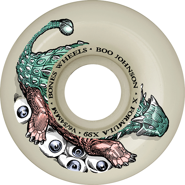 BONES JOHNSON XF V6 DINO-SORTAS 54mm 99A NAT - TheNineClub