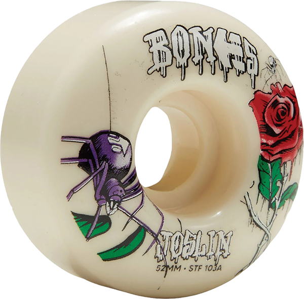 BONES JOSLIN STF V1 ETNIES COLLAB 52MM 103A WHT - TheNineClub