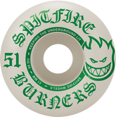 SF BURNERS 51MM 99A WHT/GRN - TheNineClub