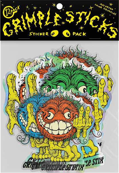 AH 12/PACK ASPHAULT ANIMALS STICKERS