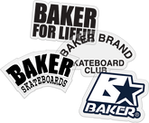 BAKER ASST. CLUB STICKERS - TheNineClub