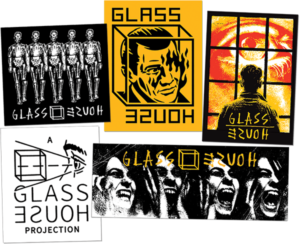 GLASS HOUSE #2 STICKERS