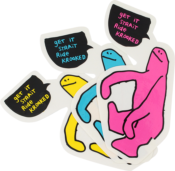 KRK GET IT STRAIGHT MED DECAL ASST. single