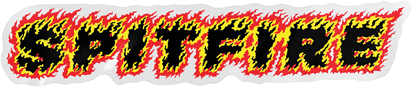 SF FLAMES SCRIPT STICKER SM