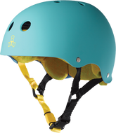 T8 HELMET TEAL MATTE/YEL L - TheNineClub