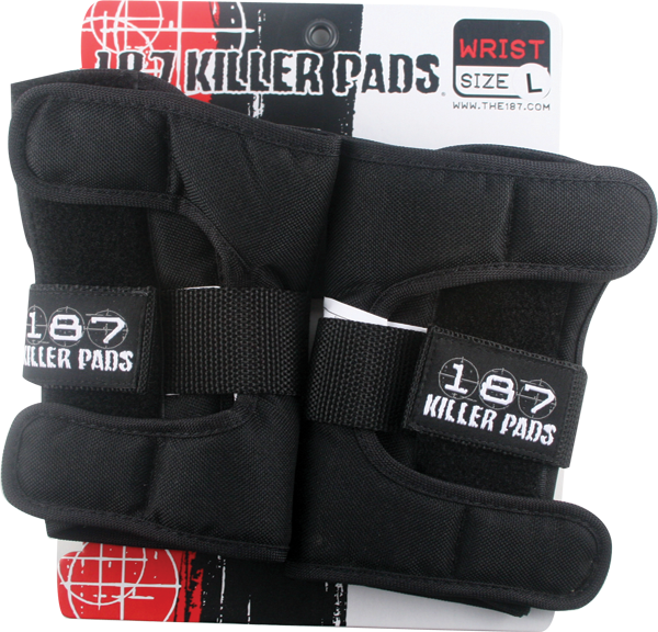 187 WRIST GUARD L-BLACK - TheNineClub