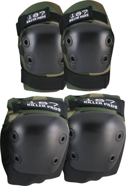 187 COMBO PACK KNEE/ELBOW PAD SET XS-CAMO - TheNineClub