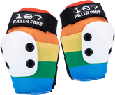 187 SLIM ELBOW PADS XS-RAINBOW - TheNineClub