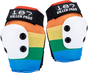 187 SLIM ELBOW PADS XS-RAINBOW - TheNineClub