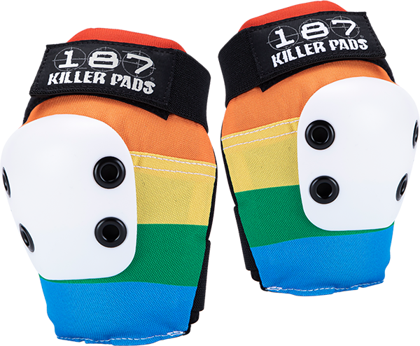 187 SLIM ELBOW PADS XS-RAINBOW - TheNineClub