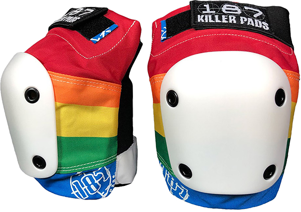 187 SLIM KNEE PADS S-RAINBOW - TheNineClub