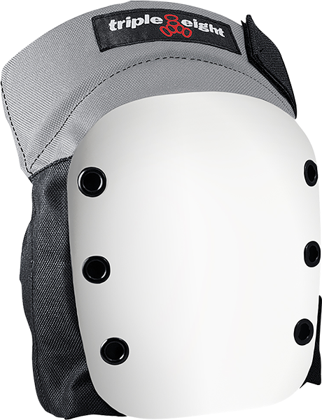 TRIPLE 8 STREET KNEE PAD S-BLACK W/WHT CAP - TheNineClub