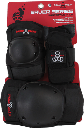 TRIPLE 8 SAVER 3/PK PADS M-BLACK - TheNineClub