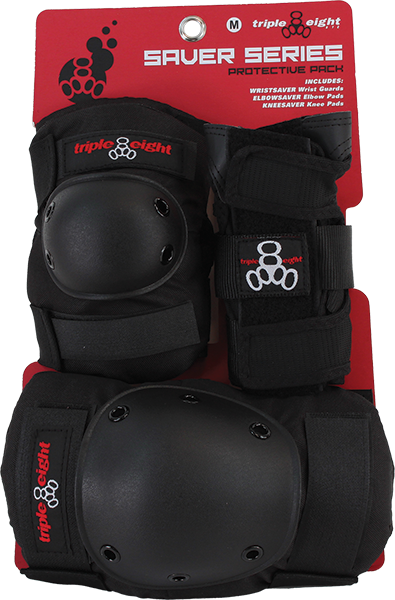 TRIPLE 8 SAVER 3/PK PADS M-BLACK - TheNineClub