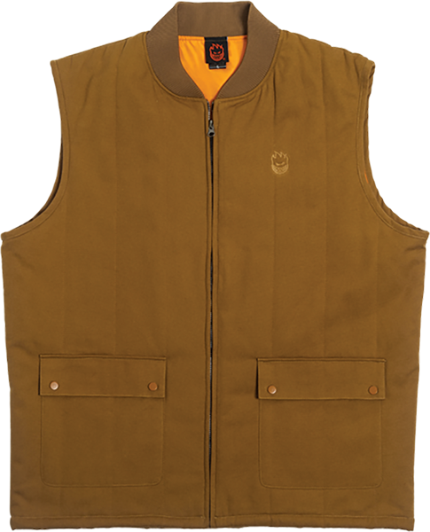 SF BIGHEAD VEST CANVAS VEST M-TAN - TheNineClub