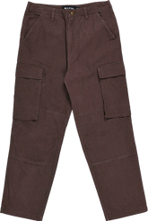 QUASI CACHE CARGO PANT 38-COFFEE