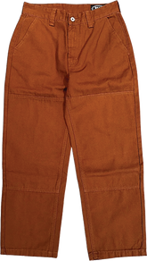 REAL TOUGH THREADS PANT CANVAS PANTS XS-BROWN - TheNineClub