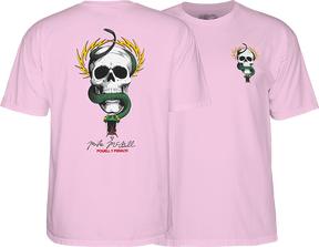 PWL/P McGILL SKULL & SNAKE SS S-LT.PINK - TheNineClub