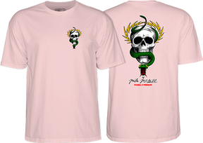 PWL/P McGILL SKULL & SNAKE SS XL-LT.PINK - TheNineClub