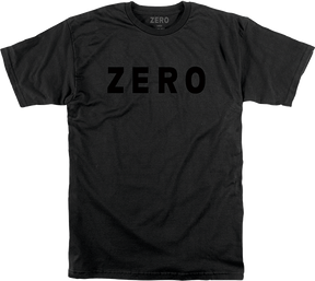 ZERO ARMY LOGO SS S-BLK/BLK - TheNineClub