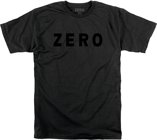 ZERO ARMY LOGO SS S-BLK/BLK - TheNineClub